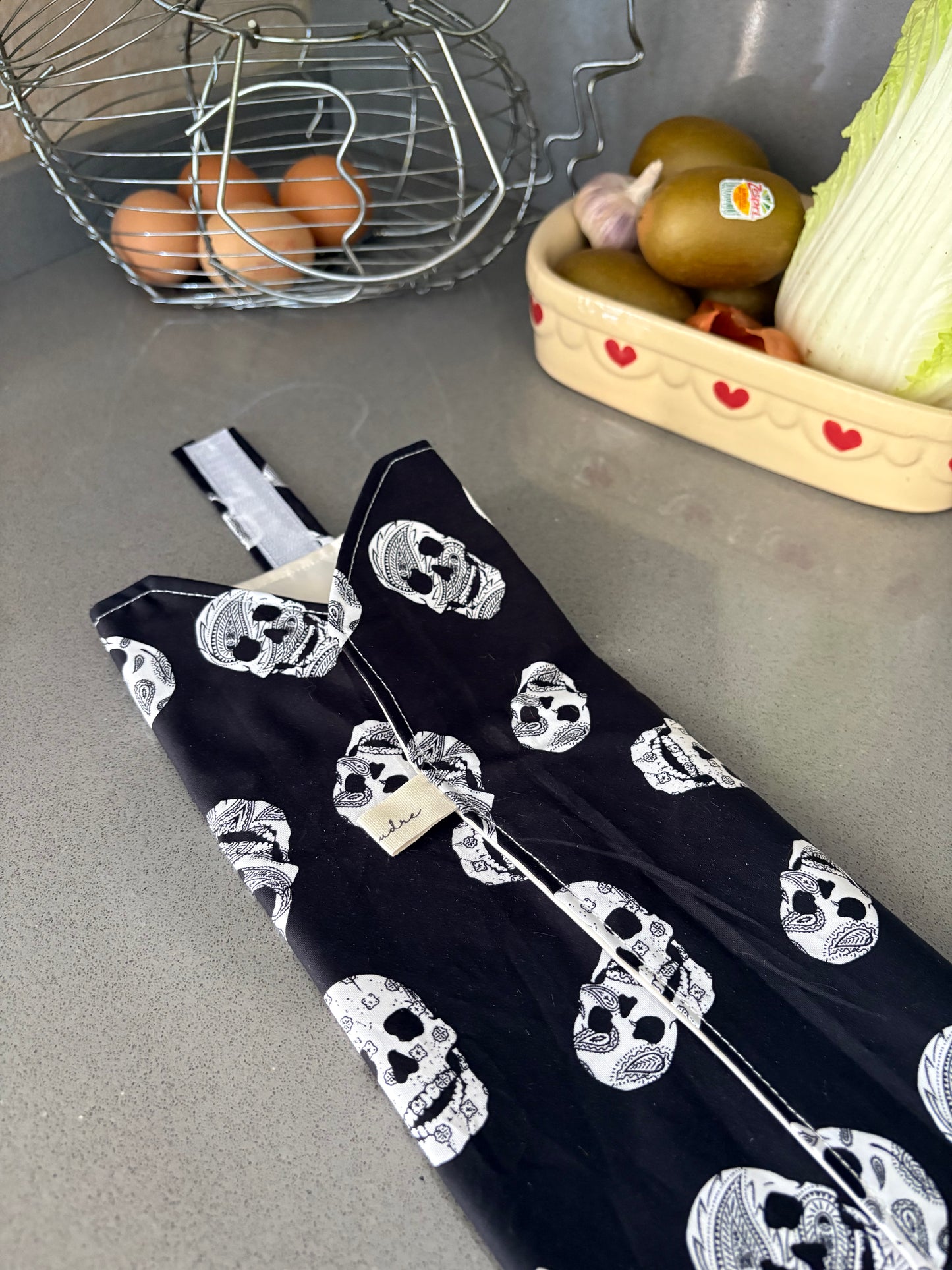 Funda bocadillo calavera