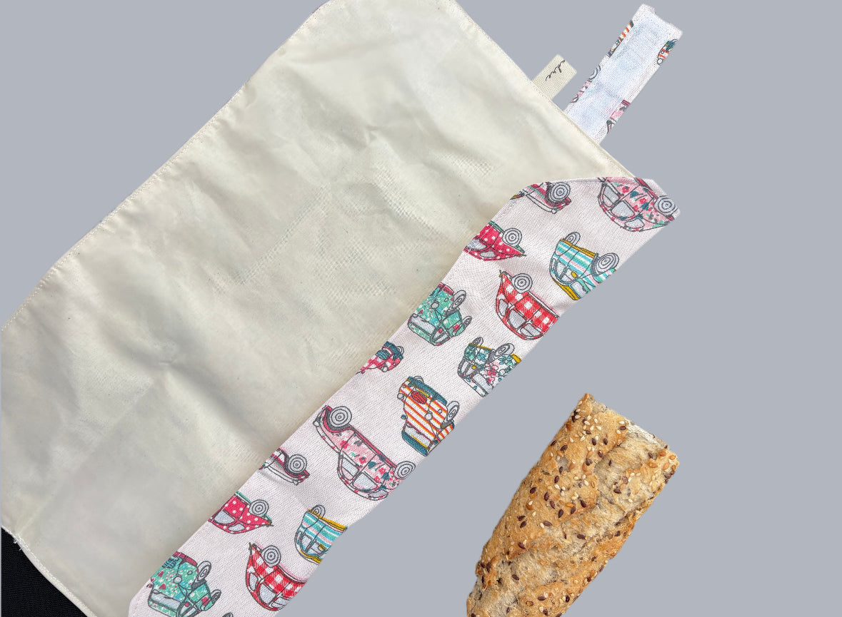 Funda bocadillo coche vintage