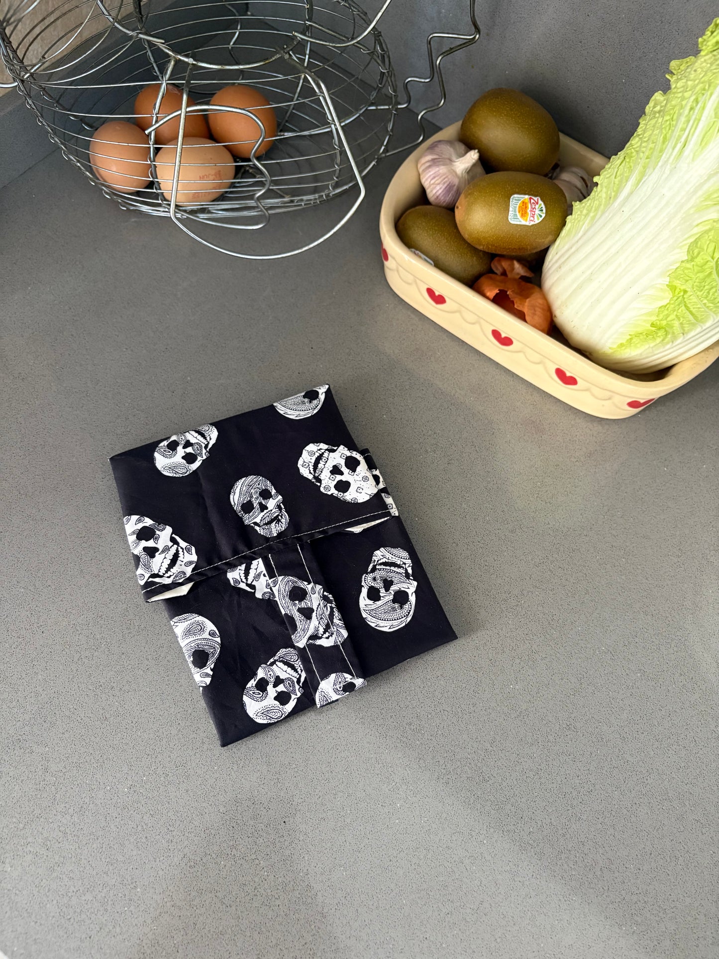 Funda bocadillo calavera