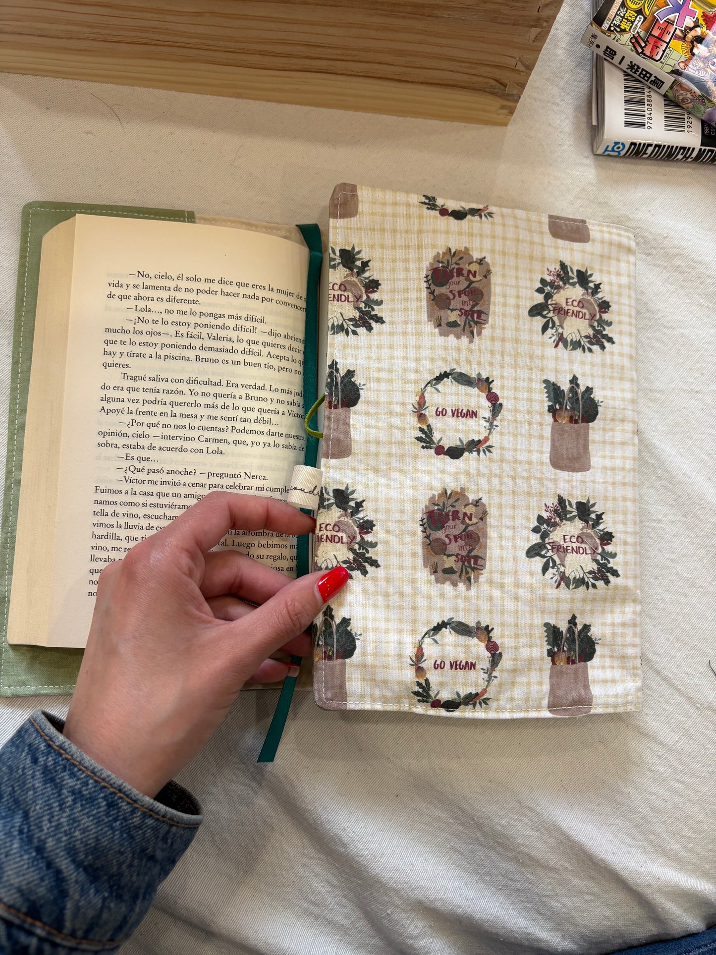 Funda de libro Go Vegan