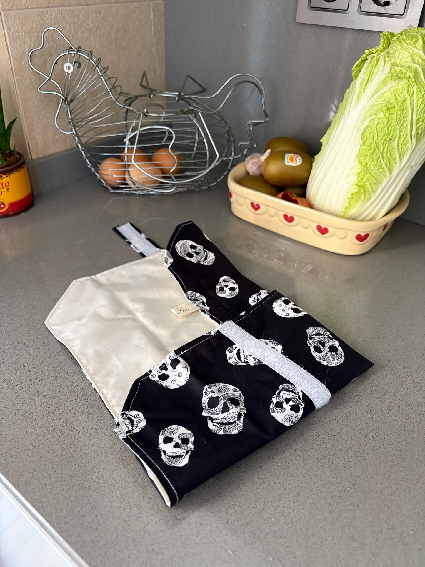 Funda bocadillo calavera