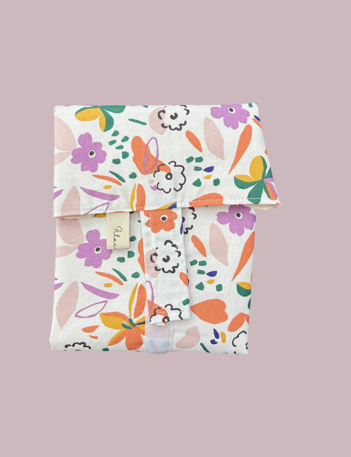 Funda bocadillo flores