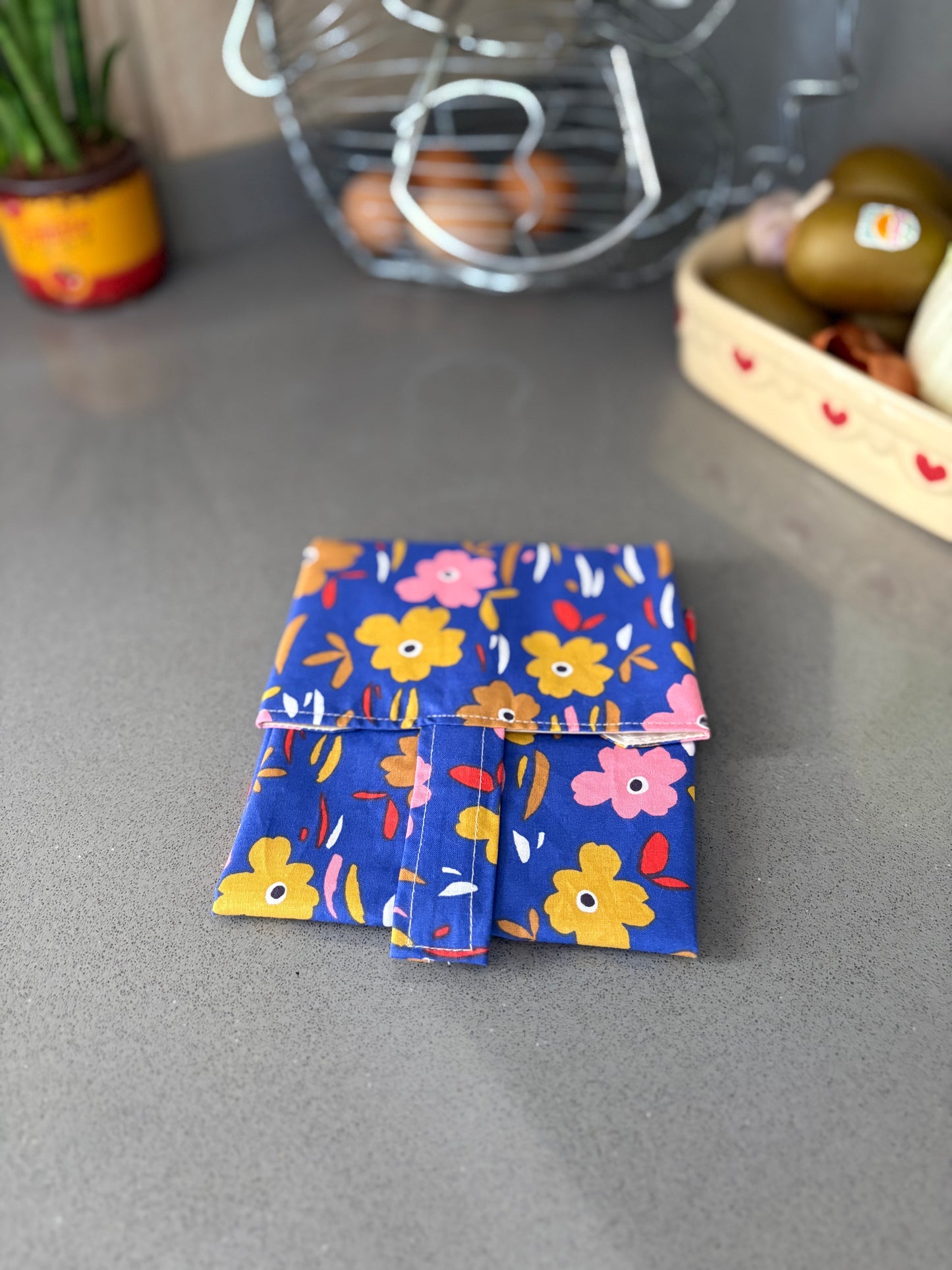 Funda bocadillo floral