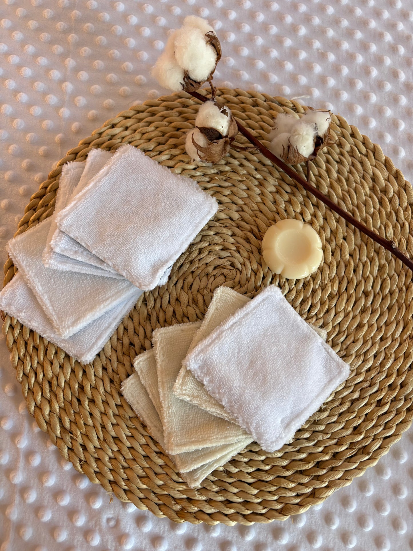 Set algodones blanco y negro