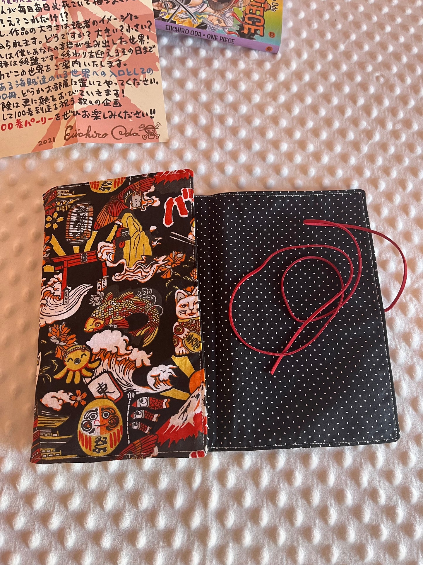 Funda de libro japonés de oro