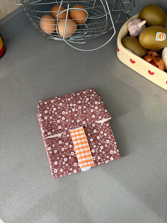 Funda alimentaria flores