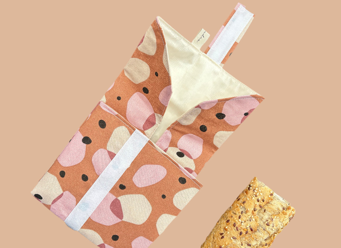 Funda bocadillo marrón