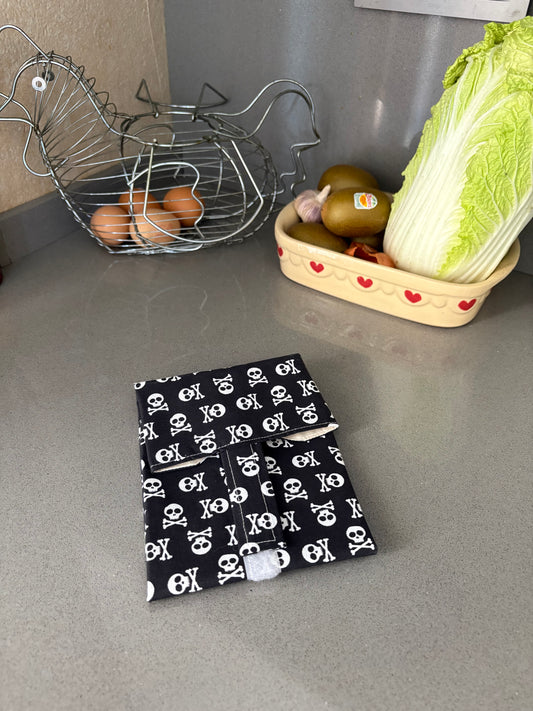 Funda alimentaria calavera