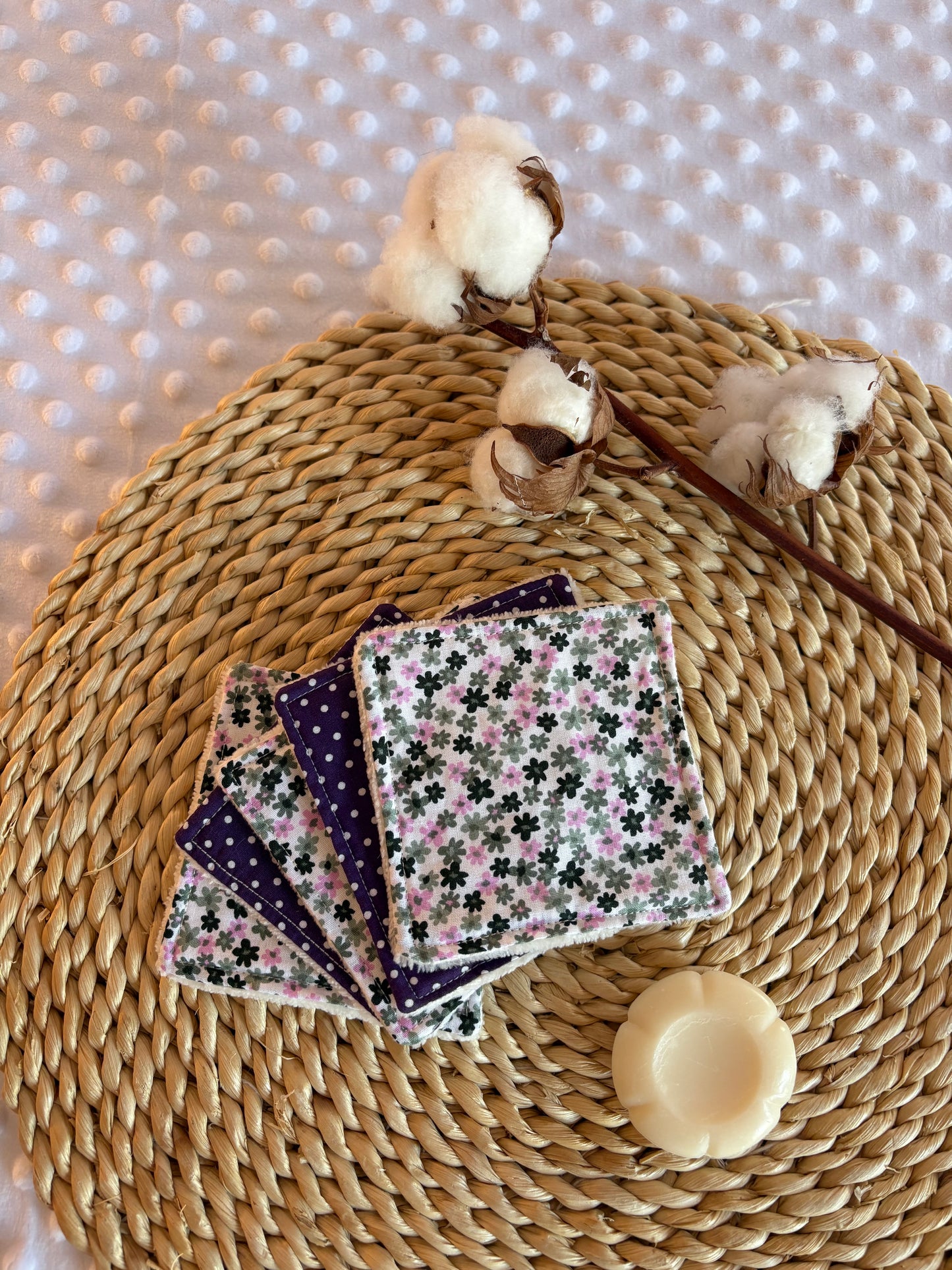 Set algodones lila