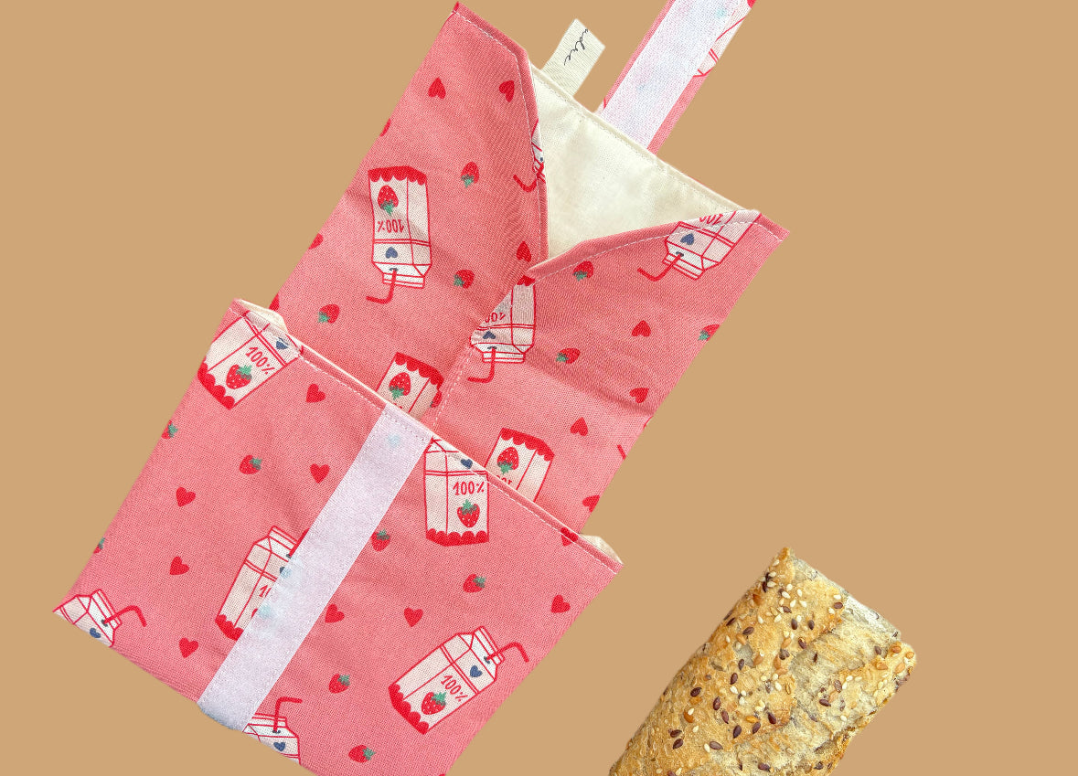 Funda bocadillo fresa