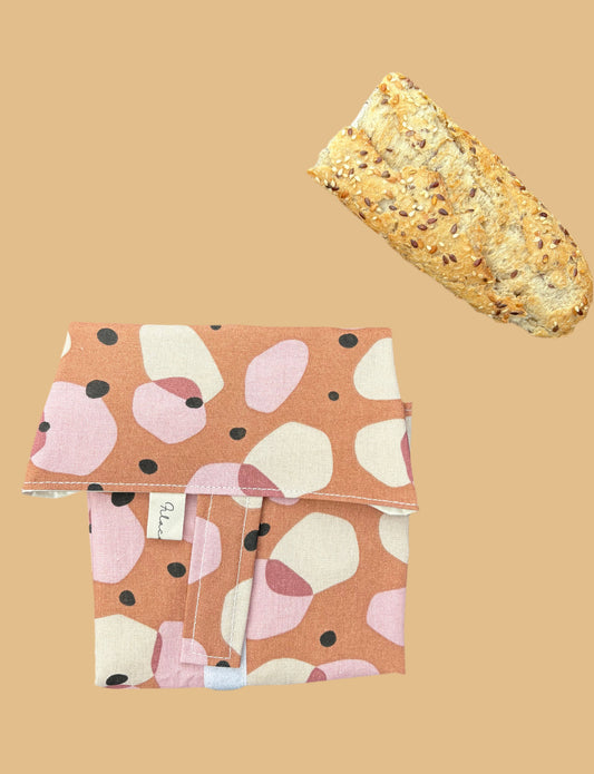Funda bocadillo marrón