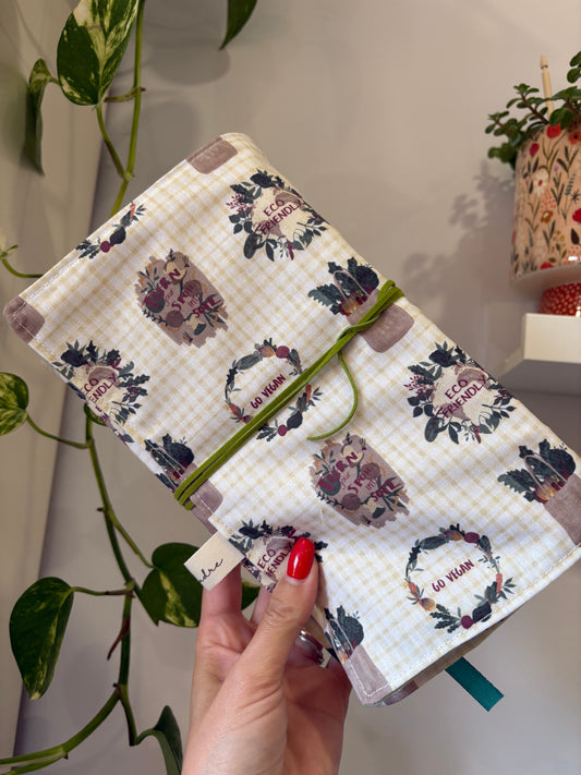 Funda de libro Go Vegan