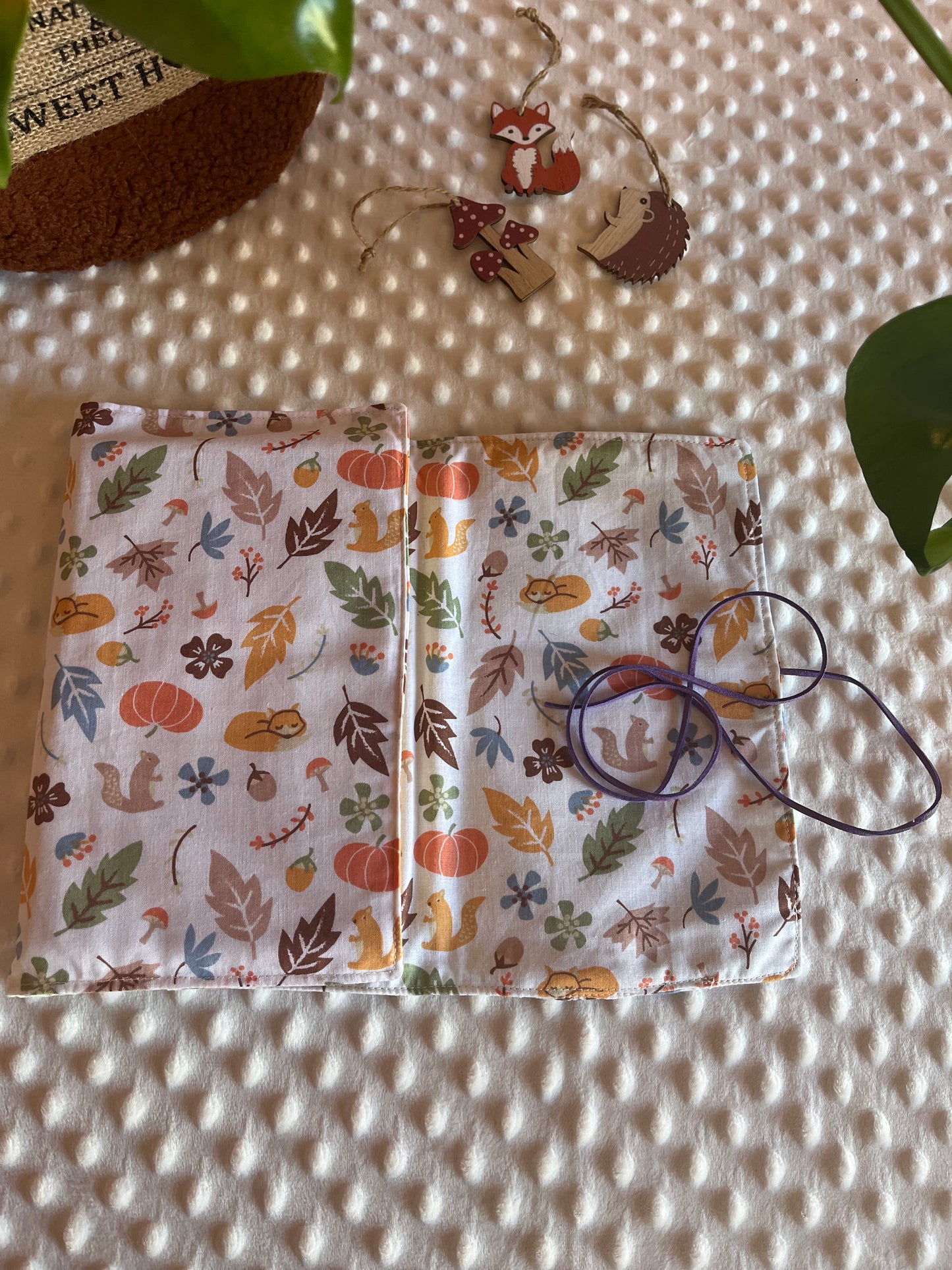 Funda de libro otoño