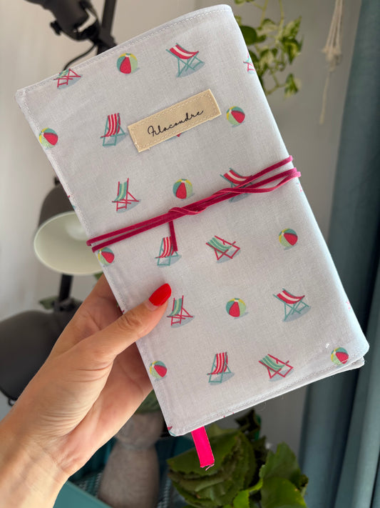Funda de libro playa