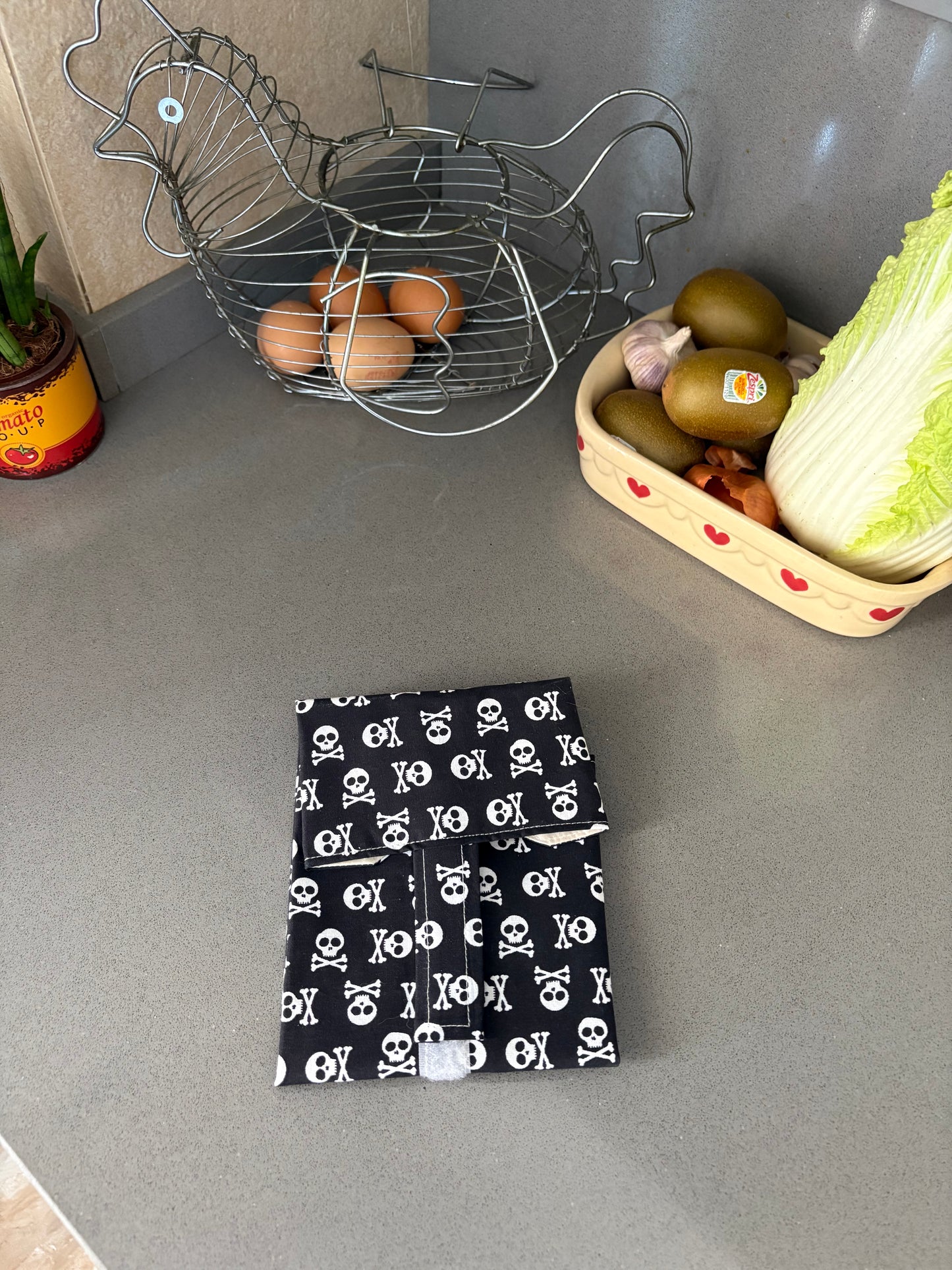 Funda bocadillo calavera